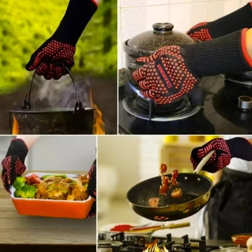 Žiaruvzdorné grilovacie rukavice