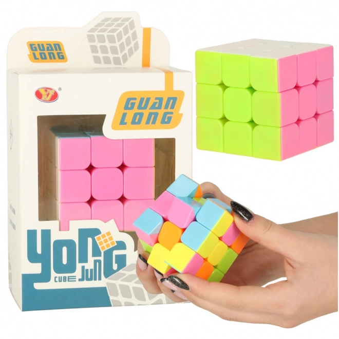 Puzzle kocka 3 x 3 neóny