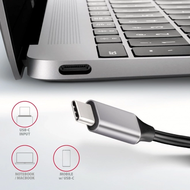 Multifunkčný USB-C hub s HDMI a čítačkou kariet