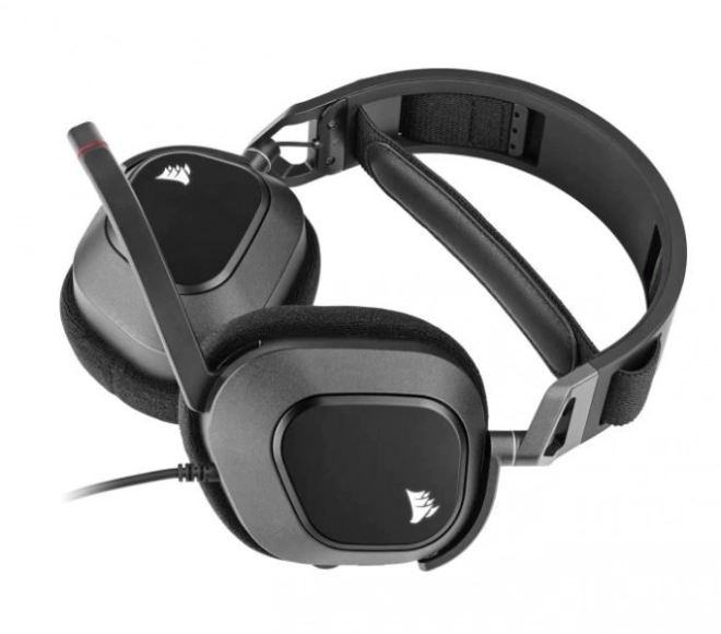 Herné slúchadlá Corsair HS80 RGB USB Carbon