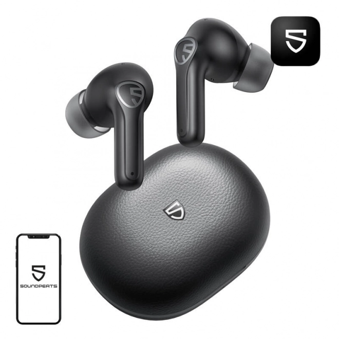 Bezdrôtové slúchadlá Soundpeats T3 Pro ANC (čierne)