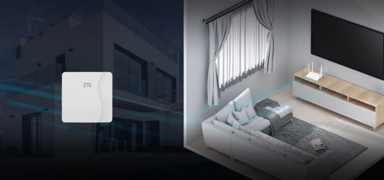 Široké pokrytie s Internou Jednotkou (IDU)