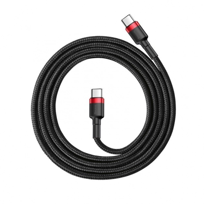 Kábel Baseus Usb-c Cafule 60w 2m Čierno-červený