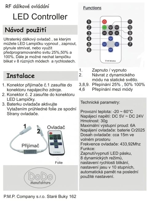 Detská LED lampa Krtek v perinke