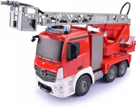 RC hasičské vozidlo MERCEDES-BENZ ANTOS 2.4G 1:20 Double E