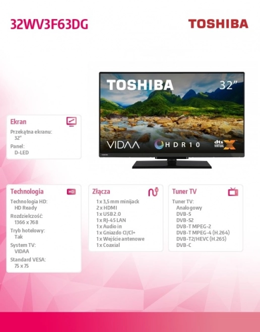 LED televízor 32''