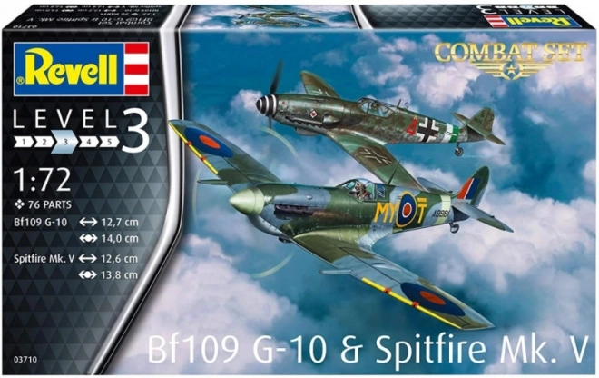 Modely lietadiel BF109G-10 & Spitfire MK.V