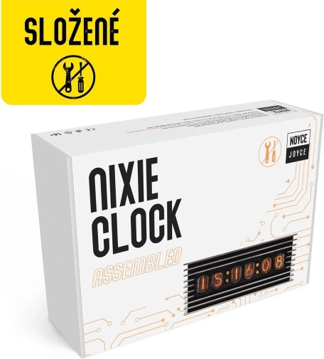 Digitronové hodiny Nixie – limitovaná edícia, zostavené