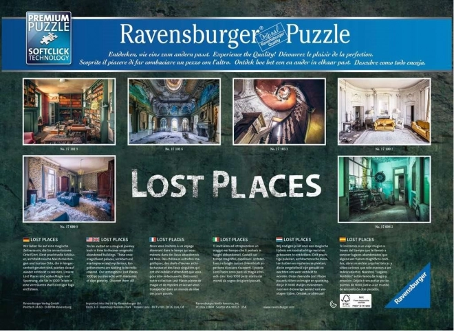 Ravensburger Puzzle Záhadná hradná knižnica 1000 dielikov