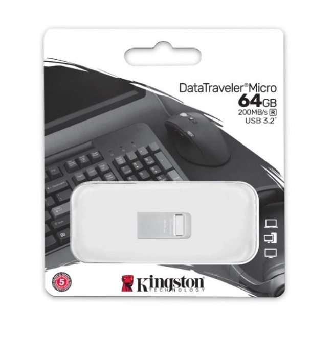 Kingston DataTraveler Micro USB kľúč 64GB