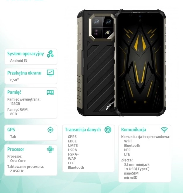 Ulefone Armor 22 odolný smartphone
