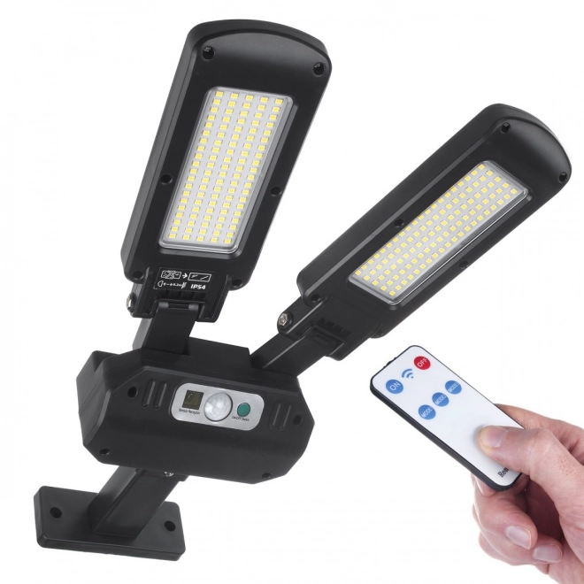 Solárne LED osvetlenie s pohybovým senzorom a diaľkovým ovládaním