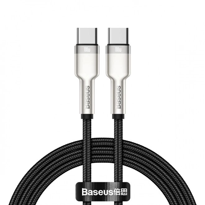 Rýchlonabíjací kábel Baseus USB-C 100W 1m čierny