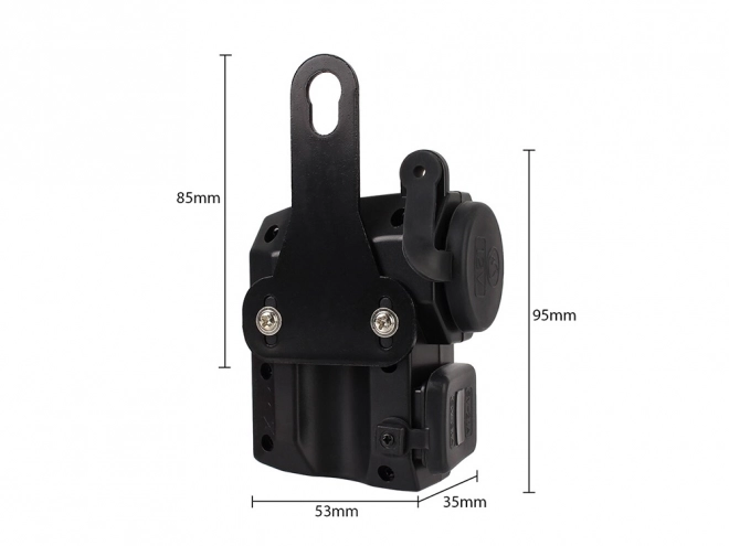 Motocyklová nabíjačka a voltmeter s 2 USB portmi