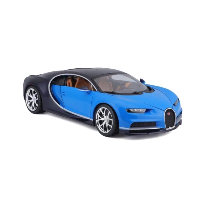 Kovové autíčko Bugatti Chiron modré/tmavo modré