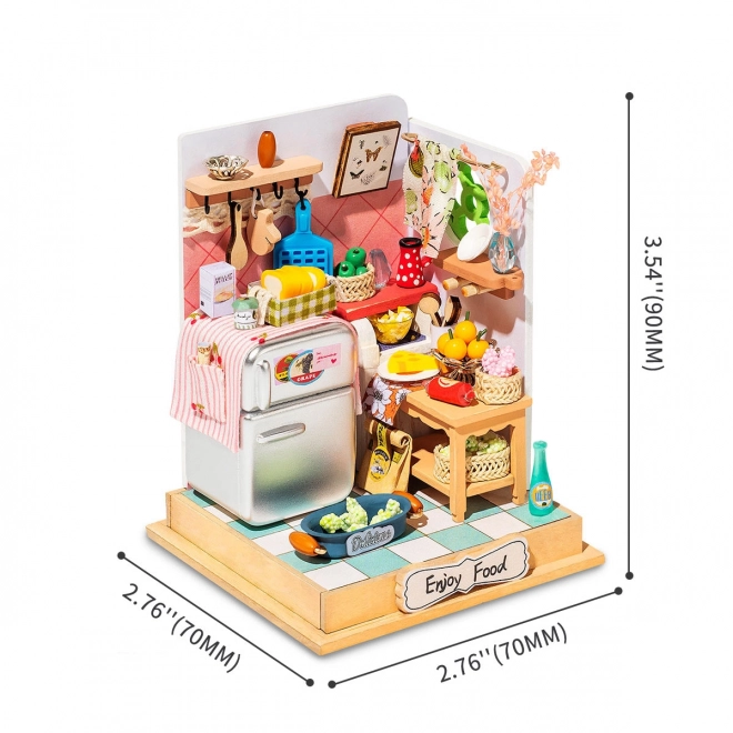 Kuchyňa - miniatúrny domček pre domácich majstrov