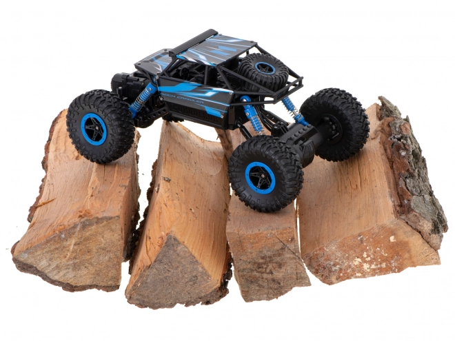 RC Rock Crawler HB z diaľkovým ovládaním 1:18 modrý