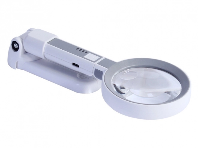 Kozmetická lupa so stojanom a 20 LED osvetlením