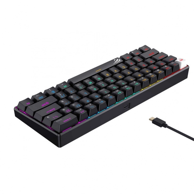 Drôtová herná RGB klávesnica Havit