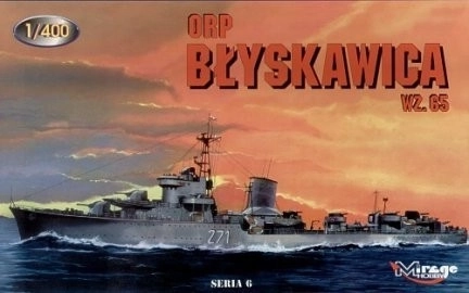 Model plastového ORP Błyskawica