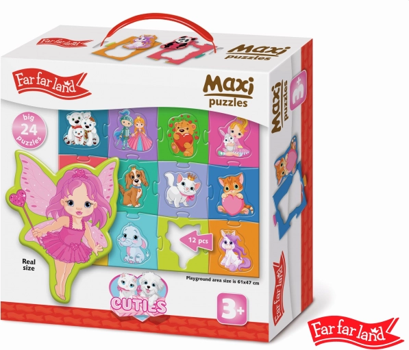 Maxi puzzle Far Far Land rozkošné postavičky