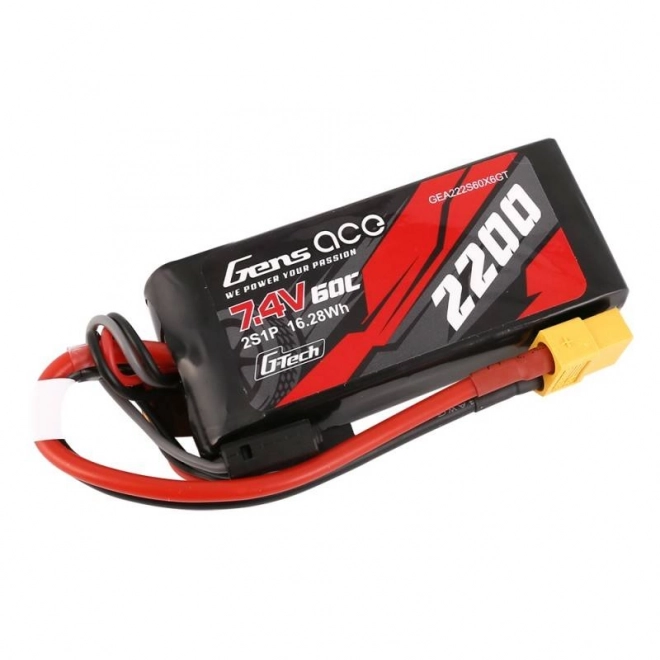 Batéria Gens Ace G-Tech LiPo 2200mAh 7.4V 60C 2S1P XT60