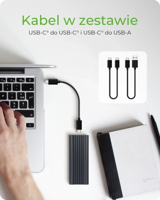 Obudowa pre NVMe SSD s RGB osvetlením