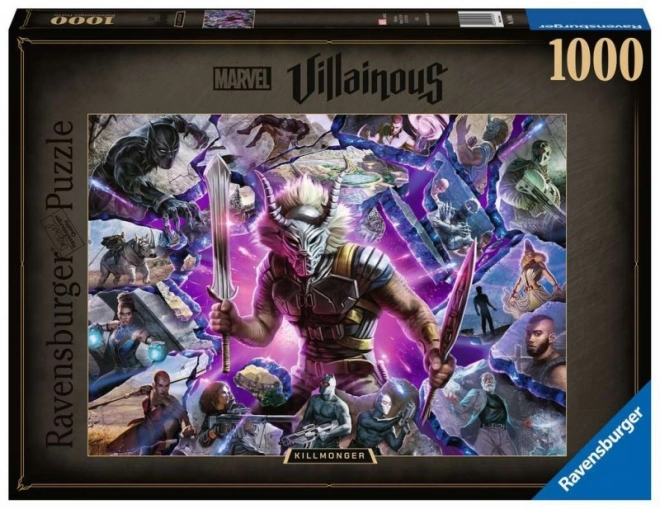 Ravensburger Puzzle Marvel Villainous: Killmonger 1000 dielikov