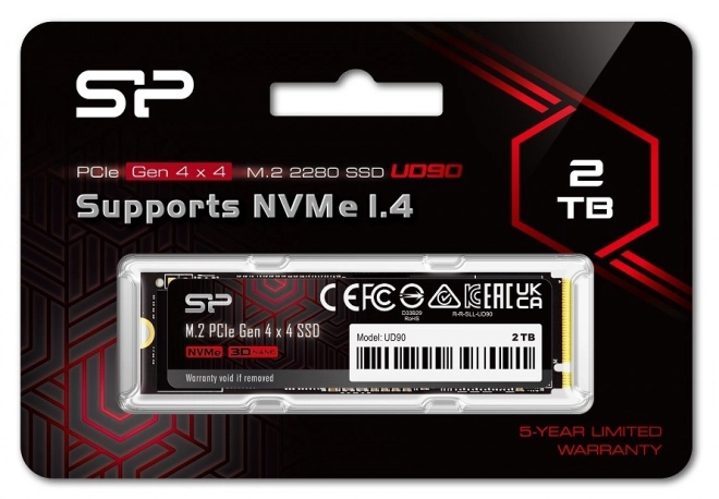 SSD disk PCIe M.2 2280 s kapacitou 2TB Gen 4x4