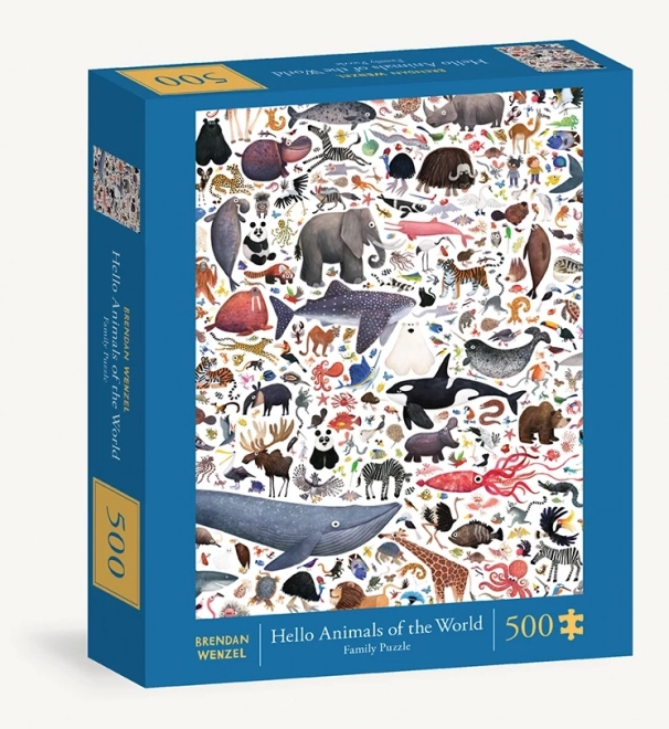 Puzzle Ahoj Zviera Celého Sveta 500 dielikov