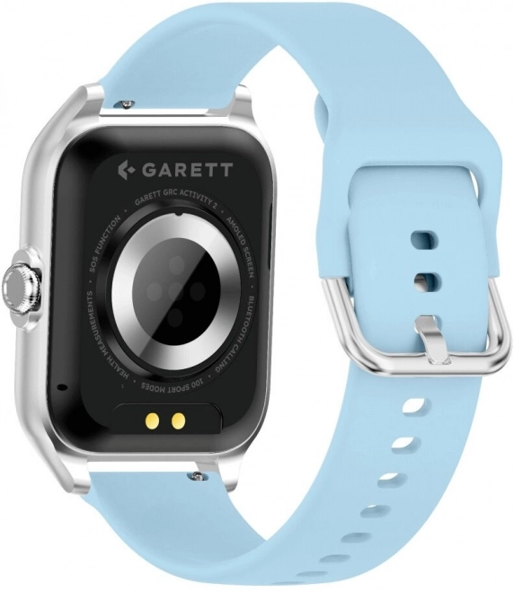 Inteligentné hodinky Garett Activity 2 strieborné matné