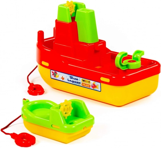 Realistické ťahanie loďky