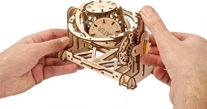 Ugears drevené 3D mechanické puzzle náhodný generátor