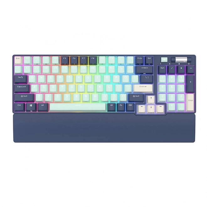 Mechanická klávesnica Royal Kludge RK96 RGB hnedý spínač