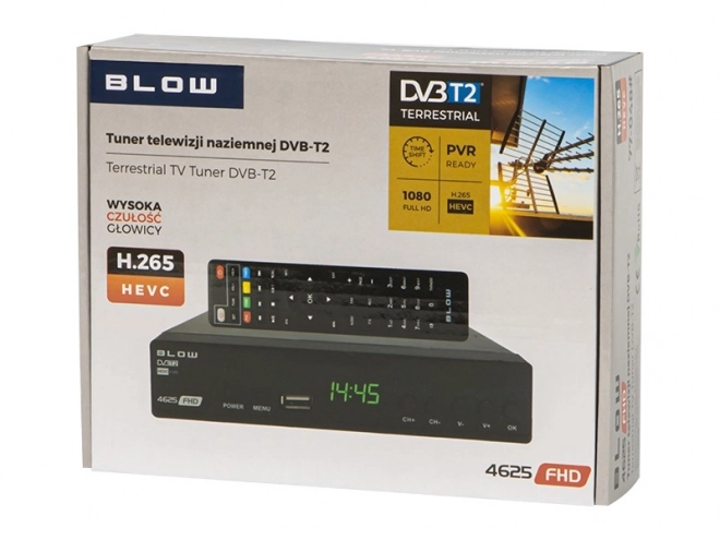 Tuner DVB-T2 BLOW pre digitálnu televíziu
