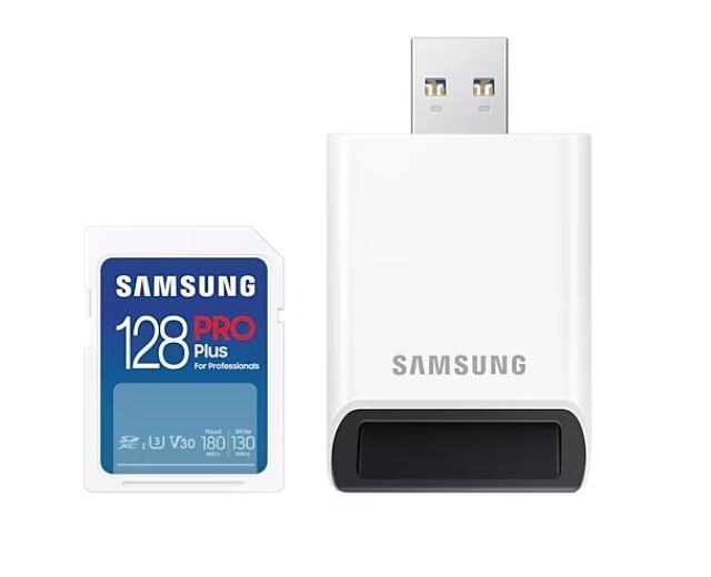 Pamäťová karta Samsung PRO Plus 128GB s čítačkou