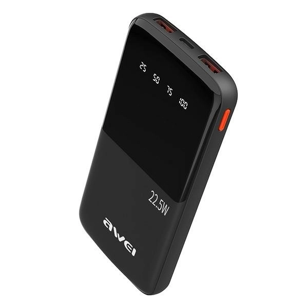 Powerbanka 10000mAh s rýchlonabíjaním 22,5W, 2xUSB + USB-C