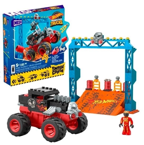 Mega Construx Hot Wheels Monster Trucks Drtič Bone Shaker