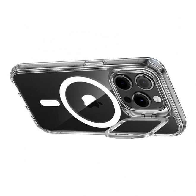 Priehľadné púzdro ESR Classic Hybrid so stojanom pre iPhone 15 Pro, MagSafe
