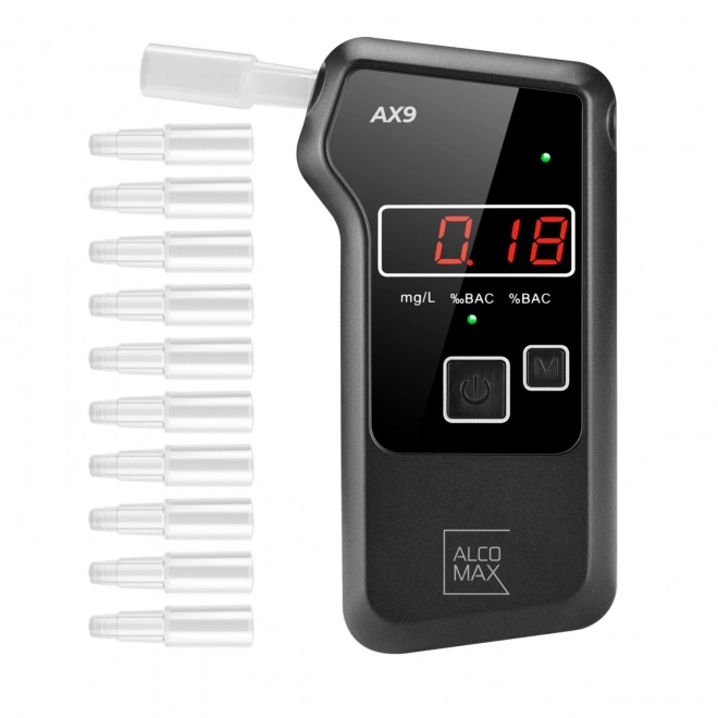 Electrochemický alkohol tester AX9 s PLATINOM