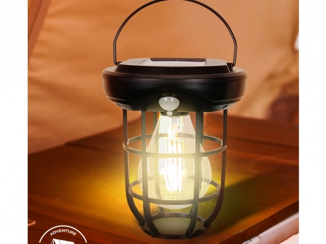Vodotesná solárna lampa so senzorom pohybu a tromi režimami v LED