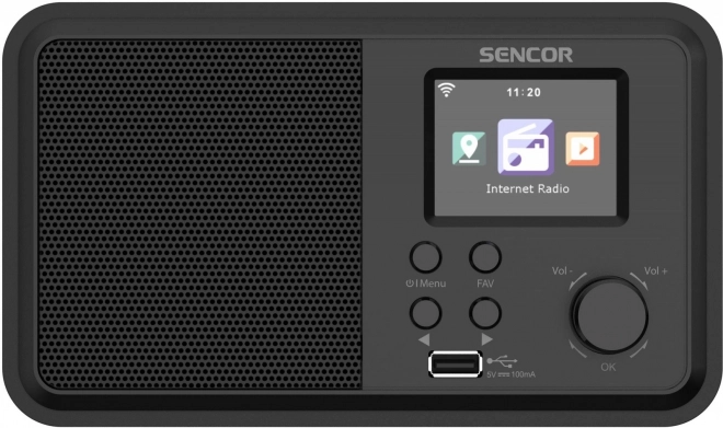 Internetové rádio Sencor s výkonom 4 W a WiFi