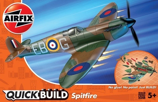 Model plastového lietadla Quickbuild Supermarine Spitfire