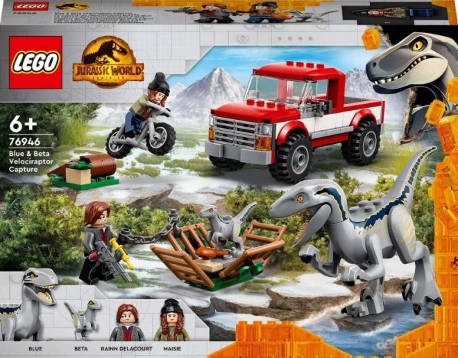 Jurassic World: Schwytanie Welociraptorov Blue a Bety