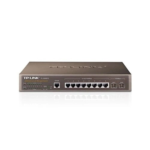 Prepínač TP-Link TL-SG3210 8 portov RJ45 a 2 sloty SFP