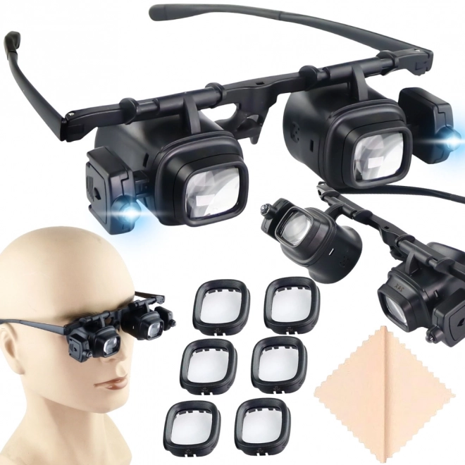 Lupy s LED osvetlením pre detailnú prácu