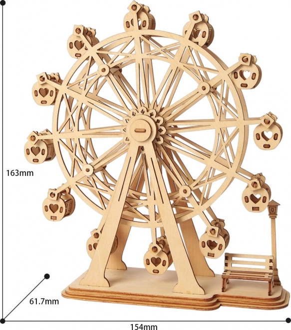 RoboTime drevené 3D puzzle Ruské kolo