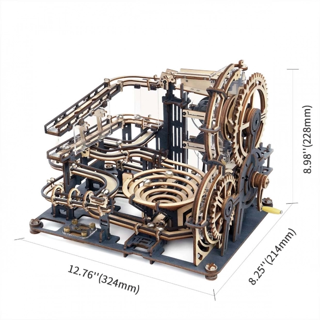 Guľôčková dráha Nočné mesto - 3D drevená stavebnica