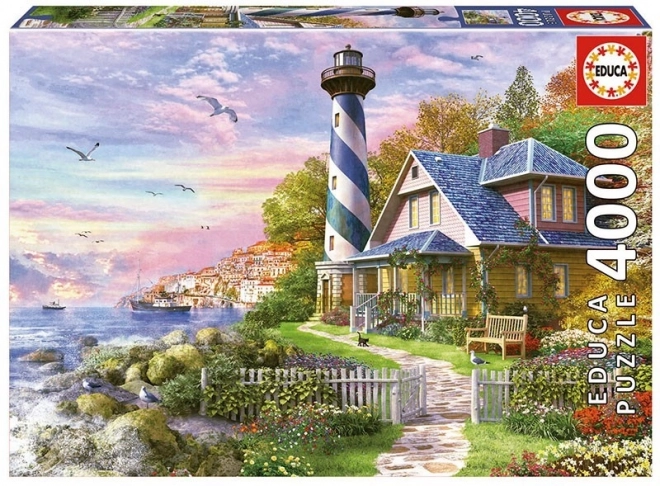 Puzzle Maják v zátoke Rock Bay 4000 kusov