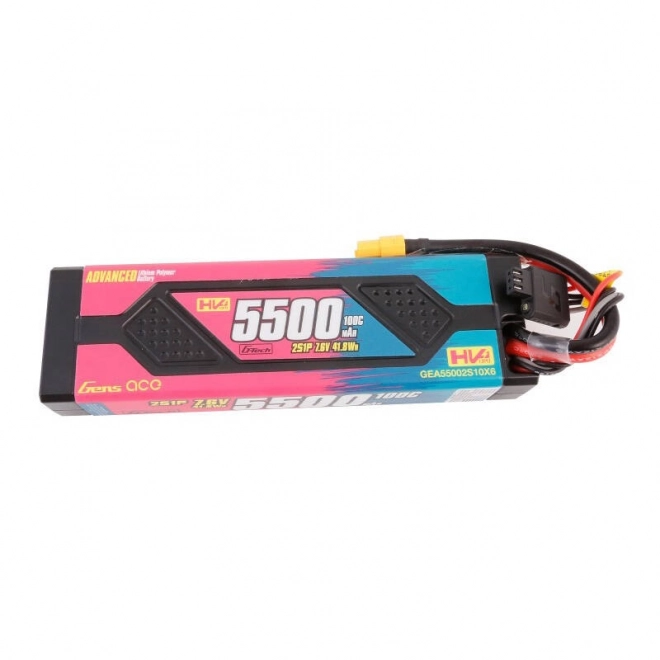 Pokročilá lipo batéria Gens ace 5500mAh 7,6V 100C 2S1P s XT60